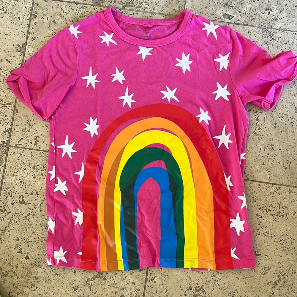 Stella McCartney Pink Girls T-shirt Size 10